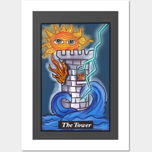 The Tower Tarot Card Posters and Art